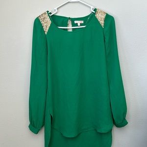 GB Tunic Sequin Blouse